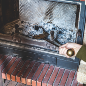 Fireplace Cleaning Tips - York County ME - Frechette Chimney scoop