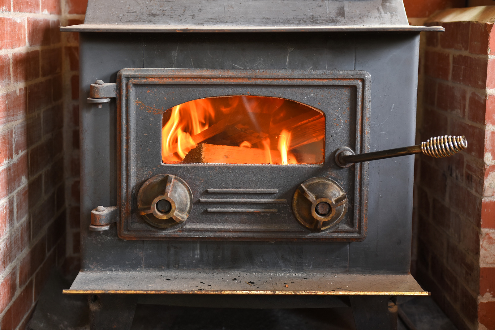 Old Wood Stove Wood stove installation by Frechette Chimney Sweeping Portsmouth, NH